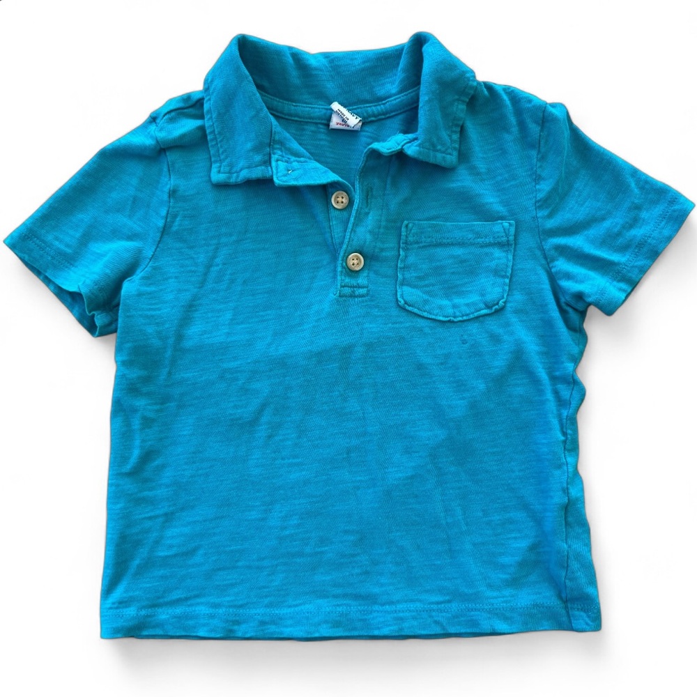 OLD NAVY Kids Blue Polo Shirt, 3T